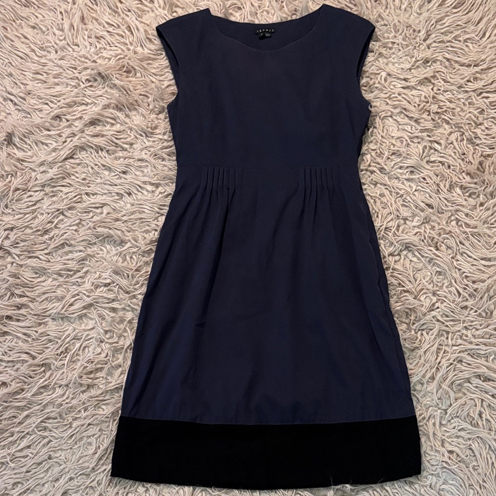 Theory Shyann Colorblock Mini Dress